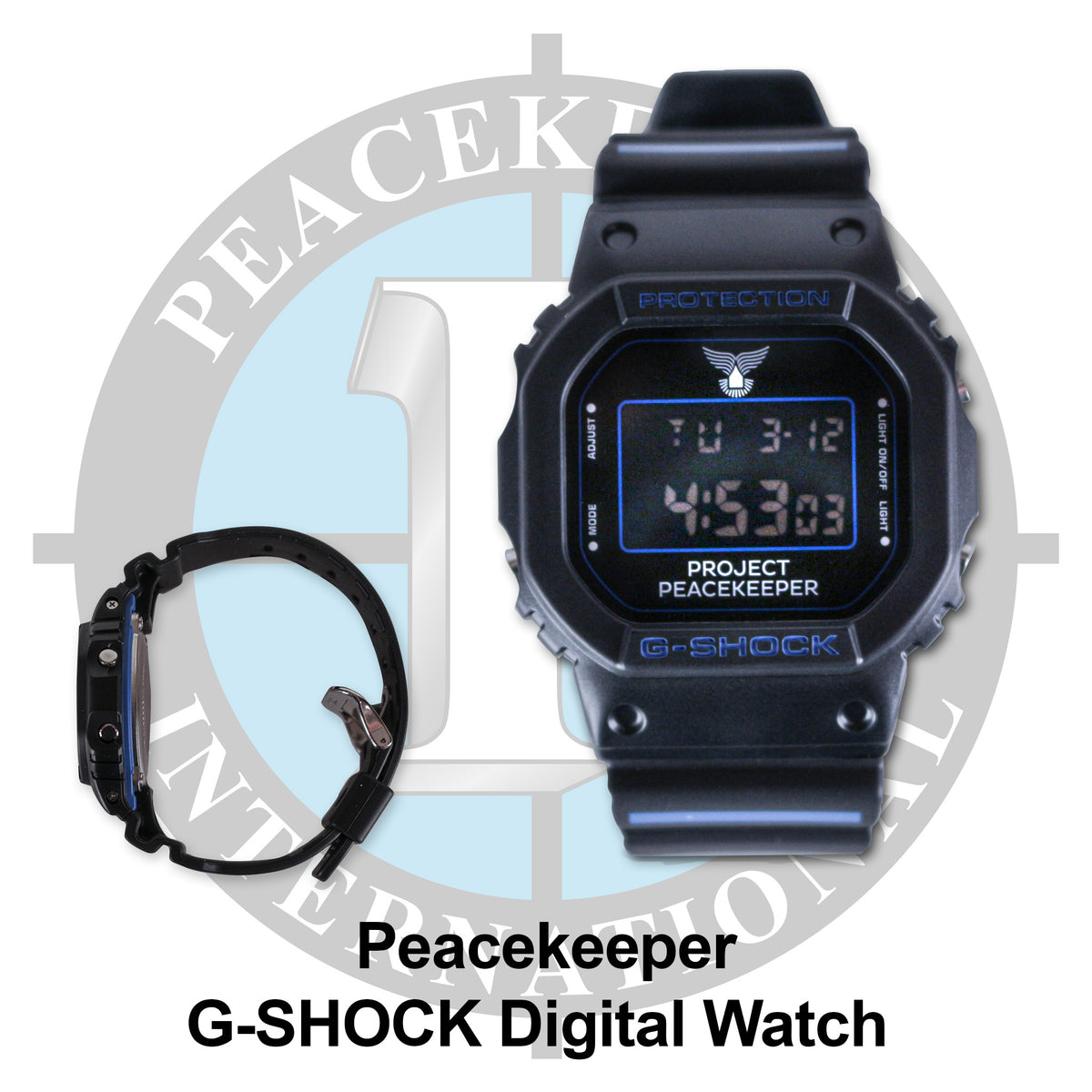 Casio Project Peacekeeper Blue Line hot G-Shock Wrist Watch B&P