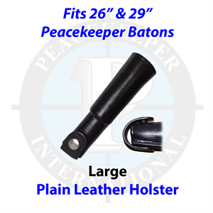 Plain Black Leather Holster for 26" and 29" Batons