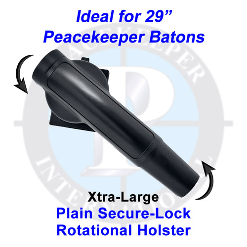 943-SLP-XL - Xtra-Large Plain Finish Secure-Lock Rotational Holster (Idea for 29