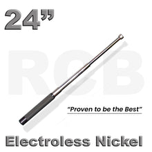 24" (61 cm) RCB Expandable Baton, Electroless Nickel