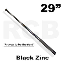 29" (73.5 cm) RCB Expandable Baton, Black Zinc - Ideal for Crowd Control Situations