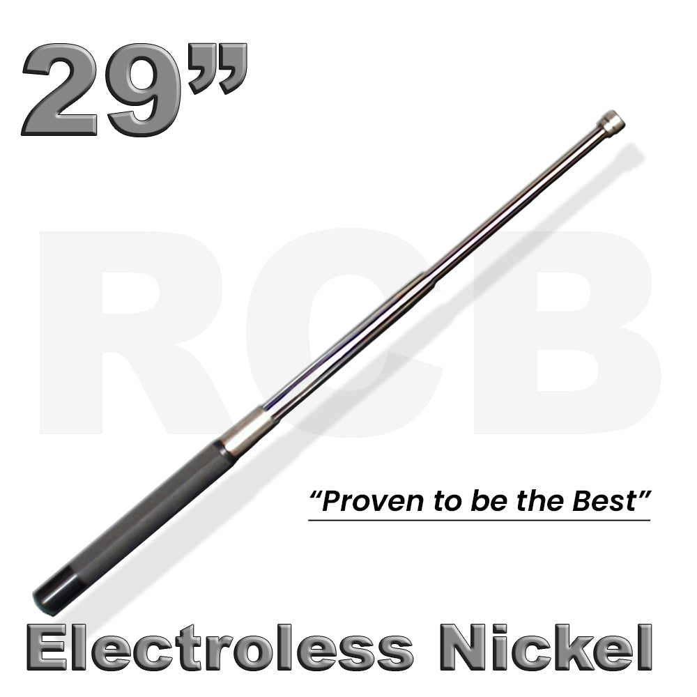 peacekeeper fishing gear 29" (73.5 cm) RCB Expandable Baton, Electroless Nickel