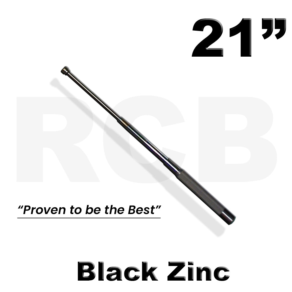 Peacekeeper RCB expandable baton 21 inch Tactical Black finish