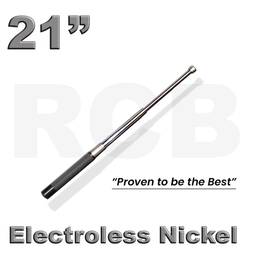 Peacekeeper RCB expandable baton 21 inch Nickel Finish