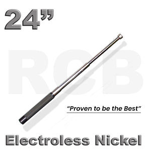 Peacekeeper RCB expandable baton 24 inch Nickel finish