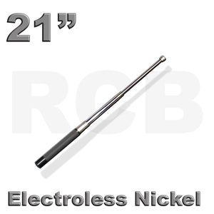 21" (53 cm) RCB Expandable Baton, Electroless Nickel