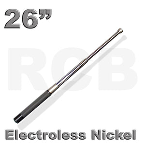 26" (66 cm) RCB Expandable Baton, Electroless Nickel