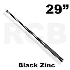29" (73.5 cm) RCB Expandable Baton, Black Zinc - Ideal for Crowd Control Situations