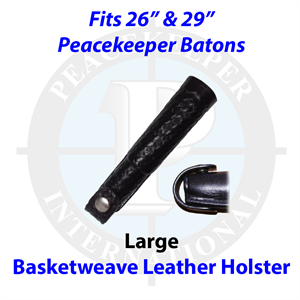 Peacekeeper Large Basketweave Leather Holster