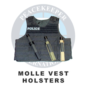 Peacekeeper Molle Vest Holster Variety Colors on Vest